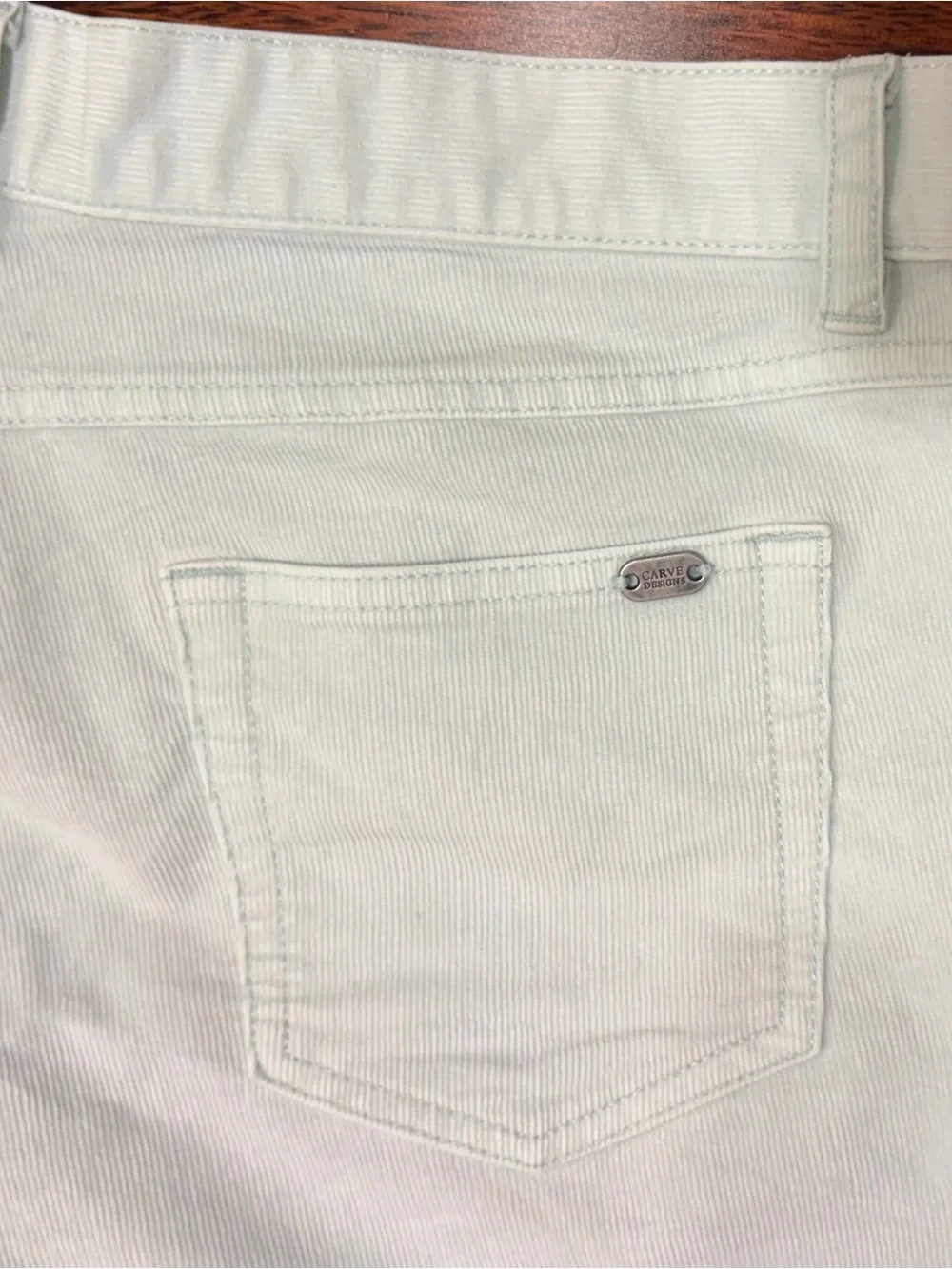 Carve Designs Oahu Corduroy Shorts Light Blue Size 6